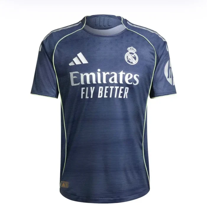 ⁦Real Madrid Away Jersey Player Edition Season 25\26⁩ - الصورة ⁦1⁩