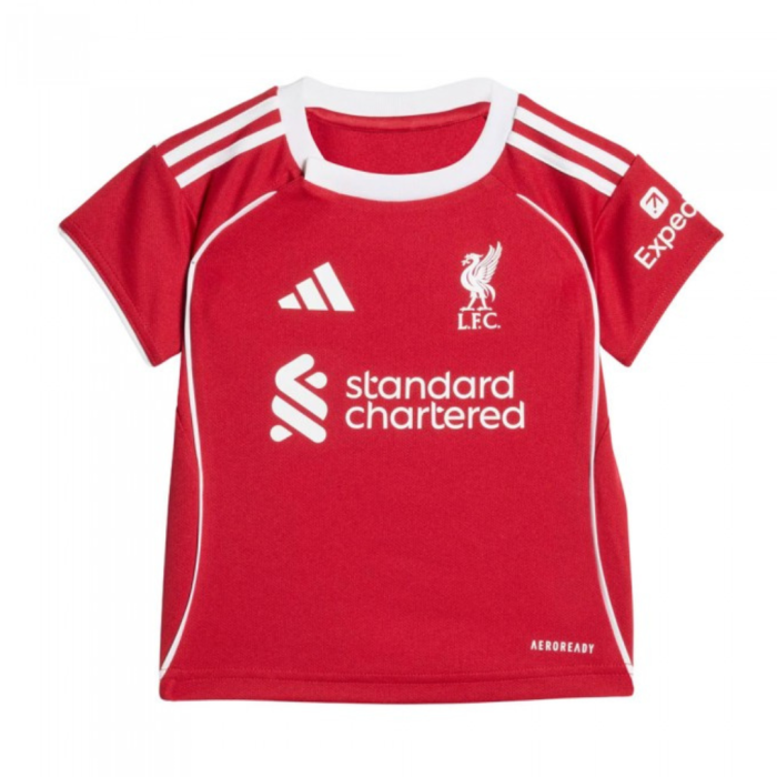 ⁦Liverpool FC 25/26 Home Player [Kids Kit]⁩ - الصورة ⁦2⁩