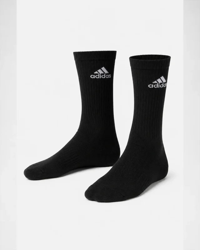 Adidas cotton socks with a soft fabric and comfortable everyday fit
