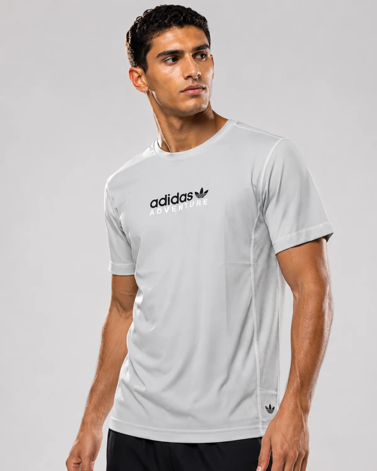 adidas-originals-light-gray-tshirt-men-front-angle T-Shirt S1905 - Image 1