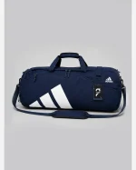 Adidas 3-Stripes Barrel Duffel Bag for gym gear, travel essentials, and daily use