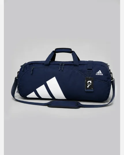 Adidas 3-Stripes Barrel Duffel Bag for gym gear, travel essentials, and daily use