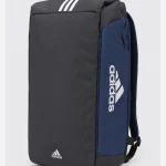 Adidas 3-Stripes Convertible Gym Backpack with convertible carry design and signature stripes