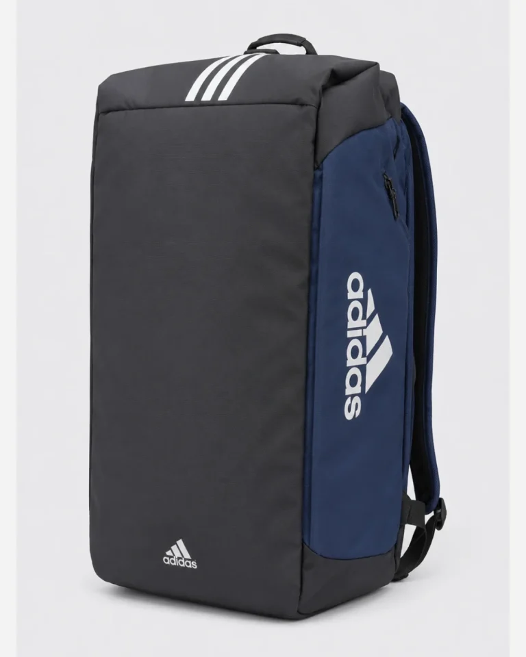 Adidas 3-Stripes Convertible Gym Backpack with convertible carry design and signature stripes
