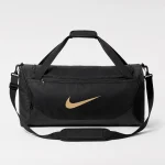 Nike Gold Swoosh Utility Duffel Bag