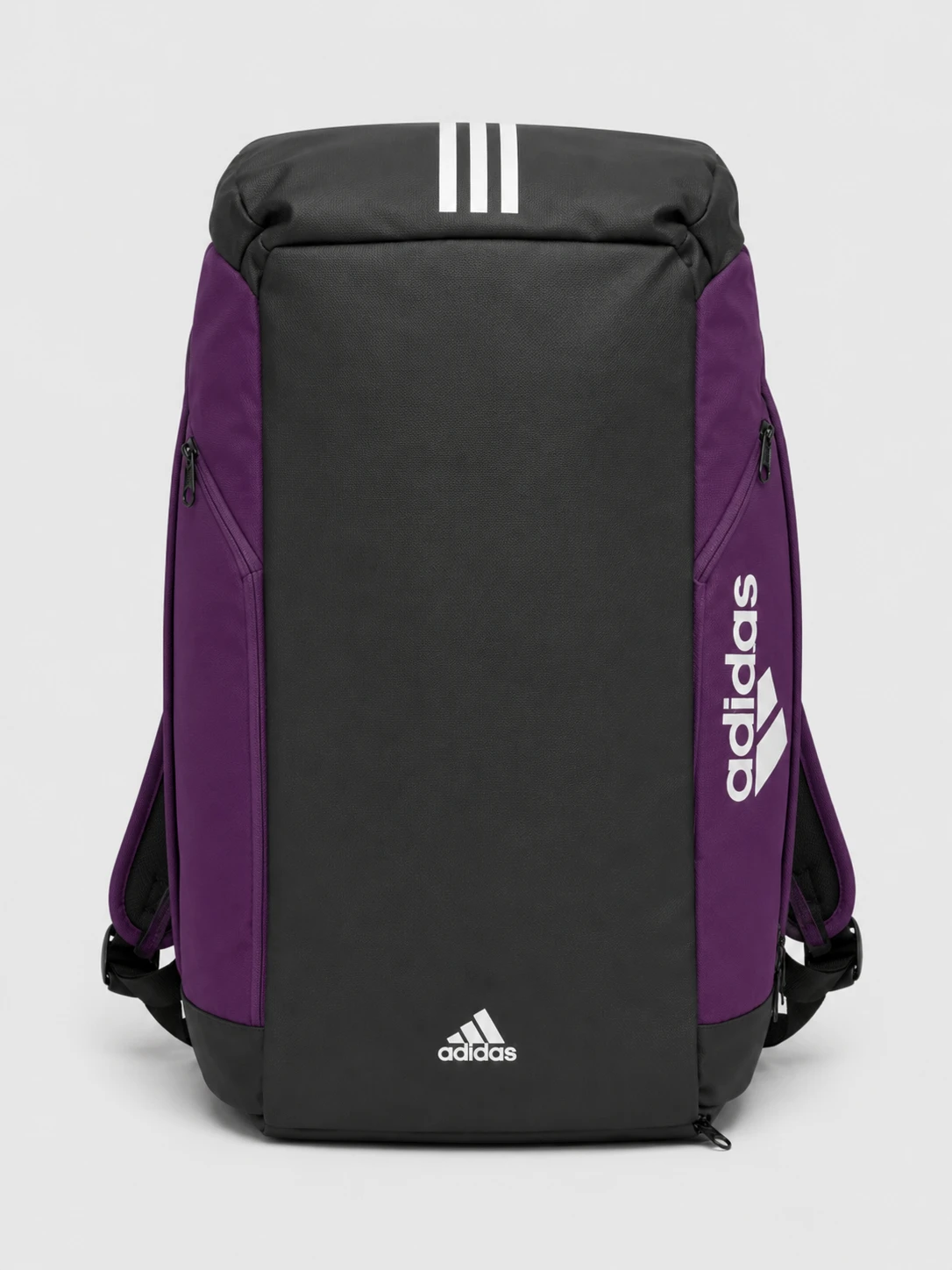 adidas-convertible-gym-backpack-012-navy-charcoal-back-view Adidas 3-Stripes Convertible Gym Backpack - Image 1