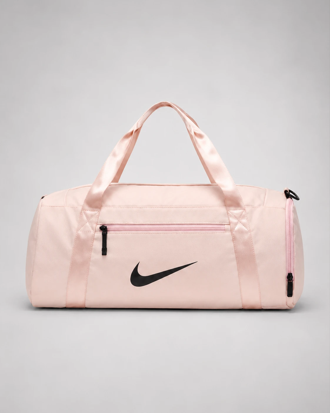 nike-compact-swoosh-duffel-bag-j8039-light-pink-swoosh-front Nike Compact Swoosh Duffel Bag - Image 1