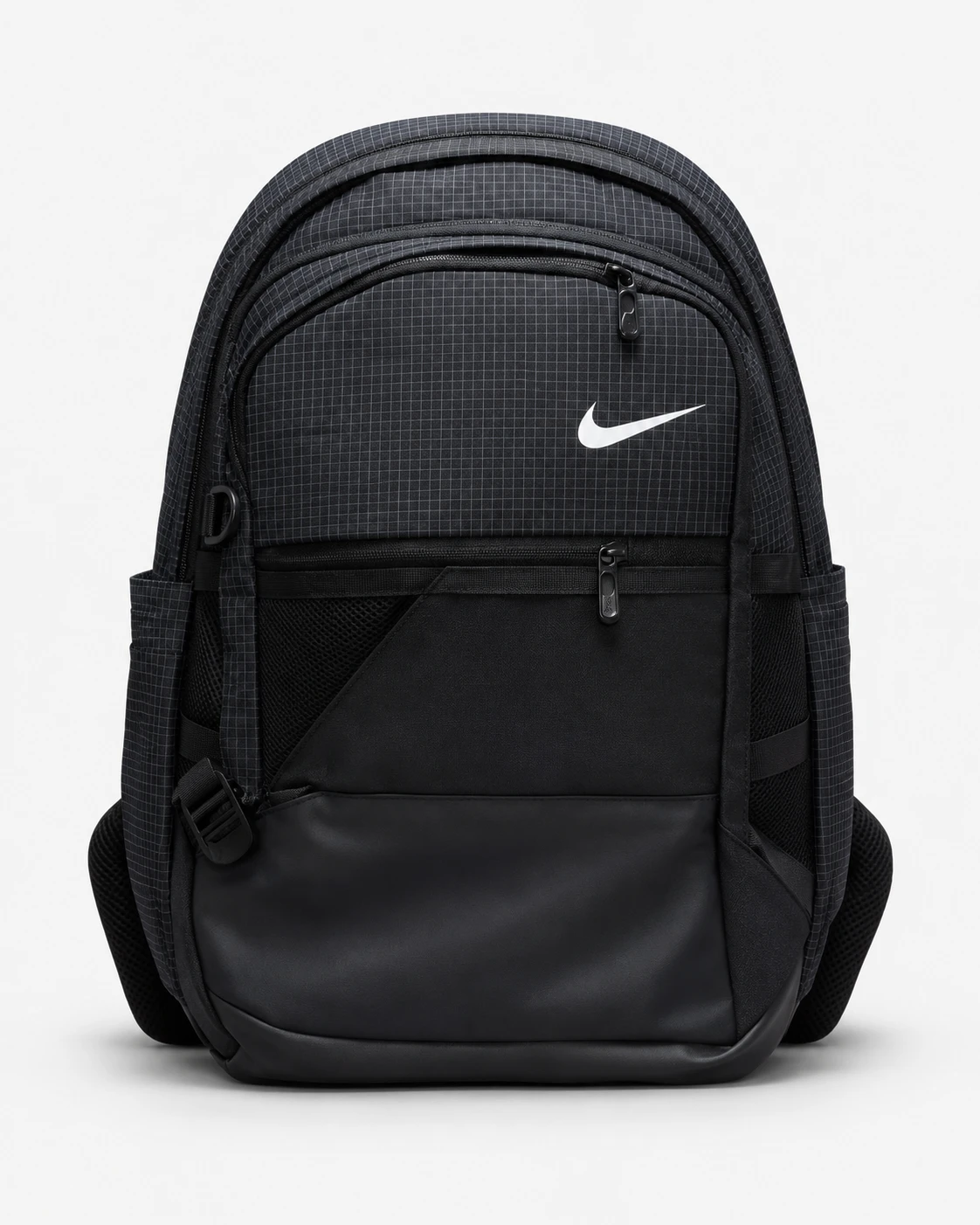 nike-essentials-backpack-black-front Nike Grid Backpack - Image 1
