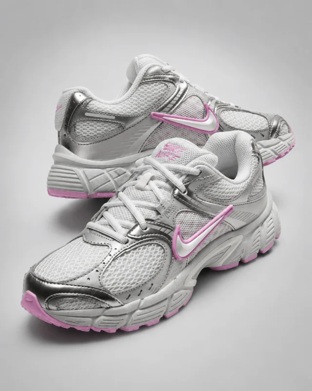 Nike V2k Run Shose with layered upper and cushioned everyday sole