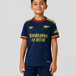 Arsenl Away Kids Kit 26/27 football jersey and shorts with away-kit design