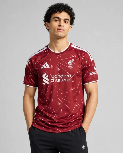 LIVERPOOL HOME Player Kit 26/27 football jersey and shorts with classic home-kit design