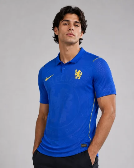 CHELSE HOME Player Kit 26/27 football jersey and shorts with classic home-kit design
