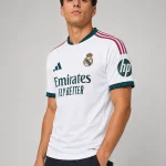 REAL MADRID Home Player Kit 26/27 football jersey and shorts with classic white home design
