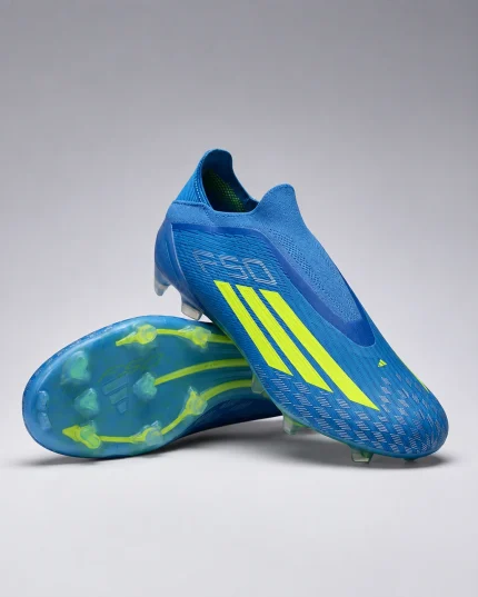 Adidas F50 Elite Laceless FG football boots with laceless upper and firm-ground studs